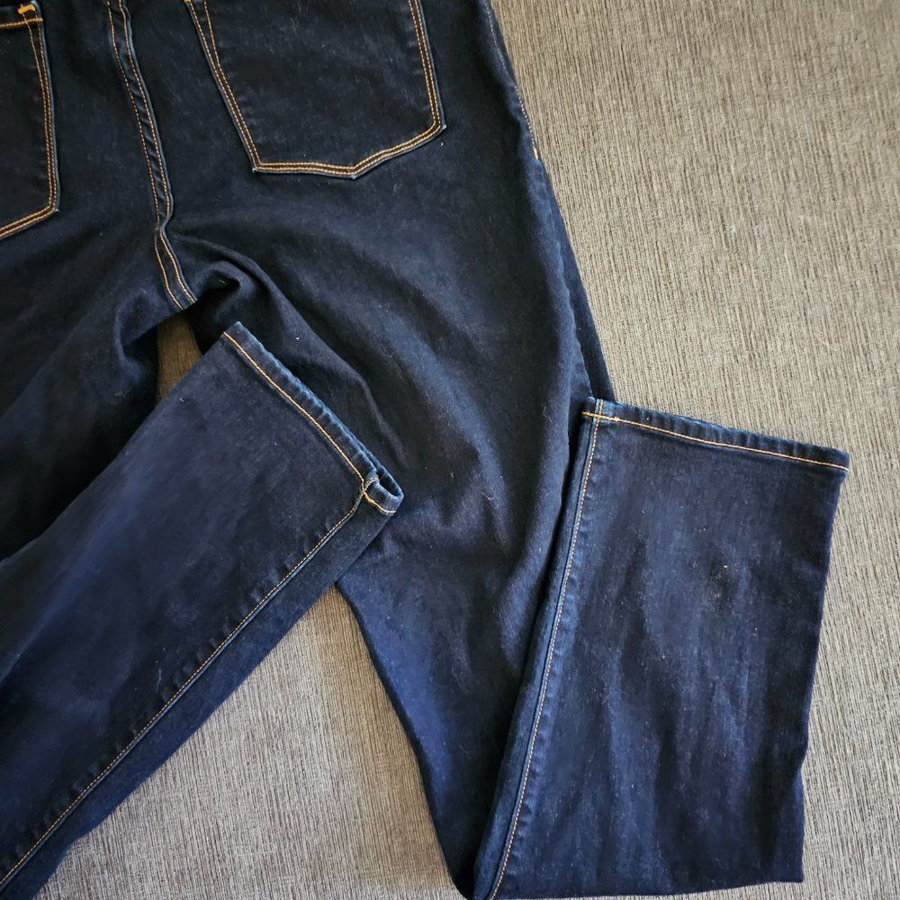 Old Navy Women Maternity Skinny Low Panels Pull On Denim Jeans Blue Size 8 - Picture 14 of 15